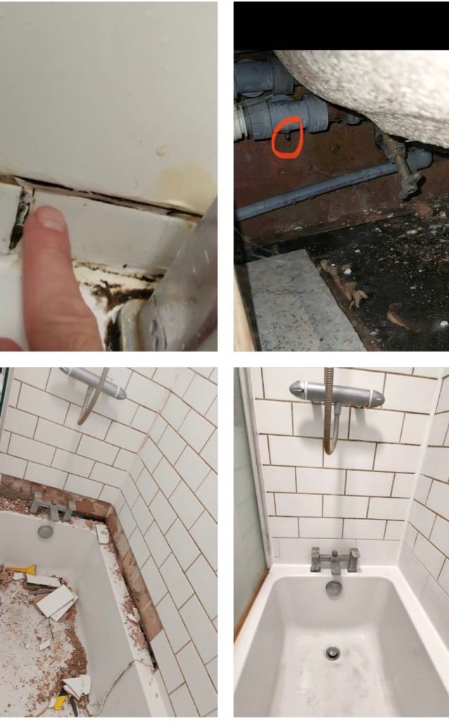 bathroom leak service